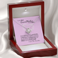 To My Grandma Necklace – Heartfelt Jewelry Gift with Loving Message Card - Birthday, Christmas, or Mother's Day Gift from Granddaughter