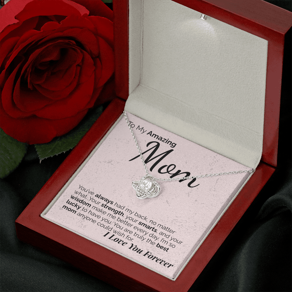 To My Amazing Mom: Your Strength, Wisdom, and Love Have Shaped Who I Am - I'm So Lucky to Have You.