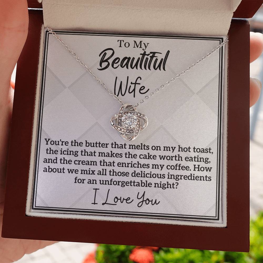 To My Beautiful Wife, The Butter, Icing, and Cream of My Life