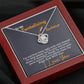 Fantasy League Dream: Romantic & Flirty Necklace Gift Set with Football-Themed Message Card - For Anniversaries, Game Celebrations, and Spouse Love