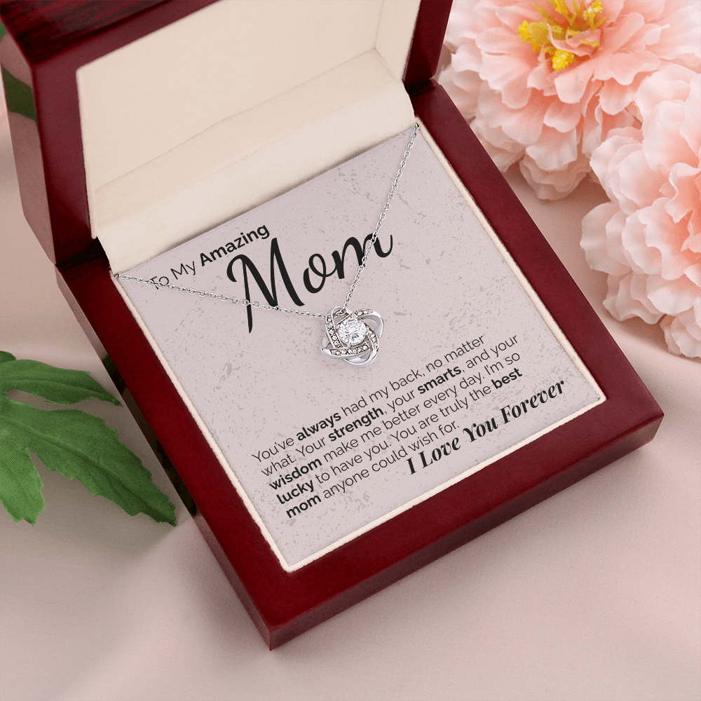 To My Amazing Mom: Your Strength, Wisdom, and Love Have Shaped Who I Am - I'm So Lucky to Have You.