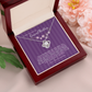 To My Grandmother Gift – Sentimental Necklace with Loving Message Card – Perfect Birthday or Holiday Gift from Granddaughter