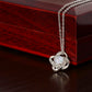 To My Daughter Necklace – Sentimental Jewelry Gift with Heartfelt Message Card – Birthday Present from Mom