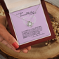 To My Grandma Necklace – Heartfelt Jewelry Gift with Loving Message Card - Birthday, Christmas, or Mother's Day Gift from Granddaughter