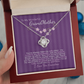 To My Grandmother Gift – Sentimental Necklace with Loving Message Card – Perfect Birthday or Holiday Gift from Granddaughter