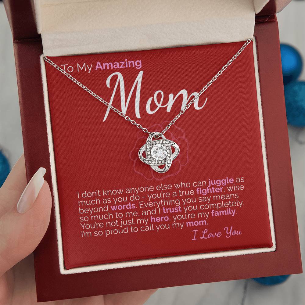 To My Amazing Mom: You're My Hero, My Guide, and the Strongest Woman I Know - I'm So Proud to Call You Mine.