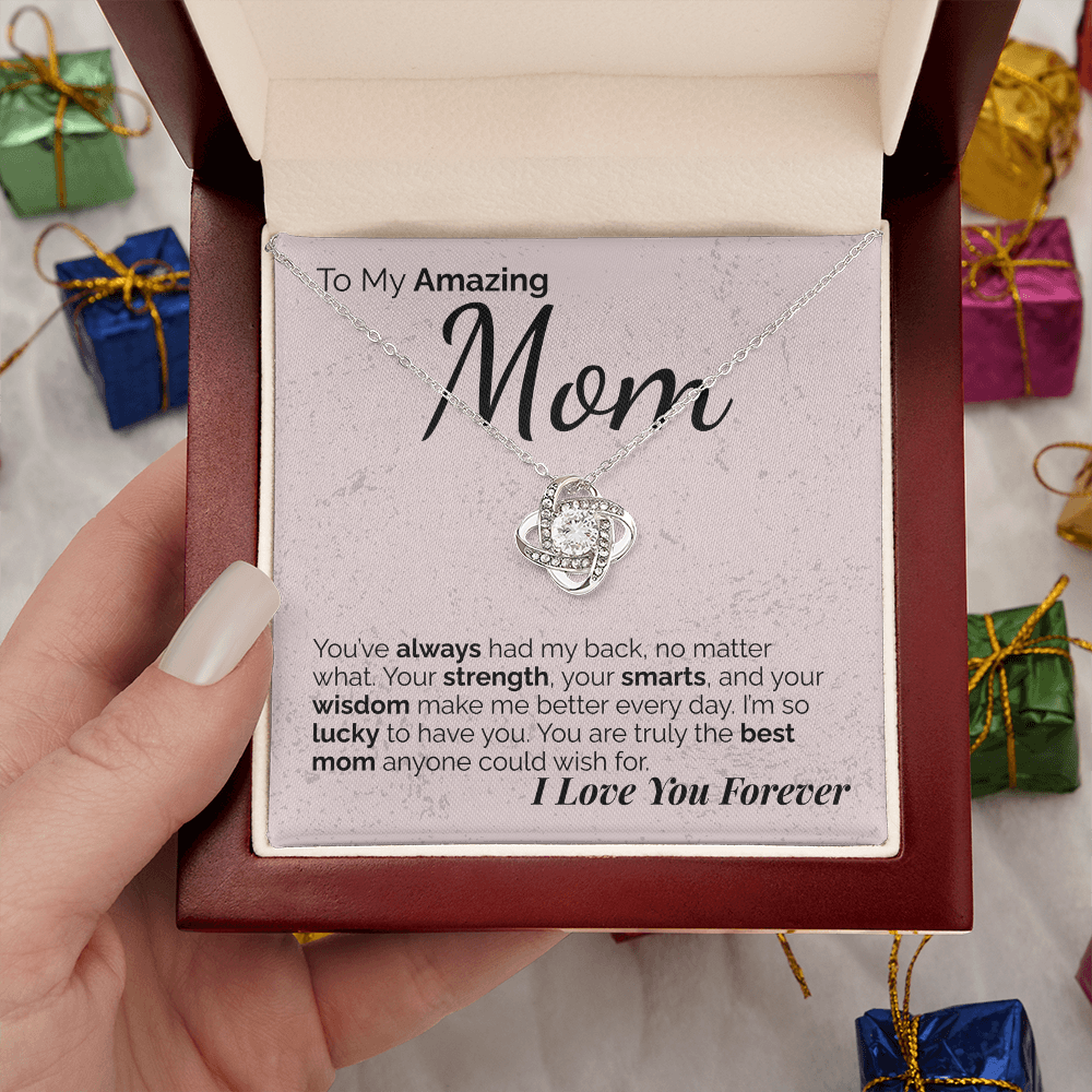 To My Amazing Mom: Your Strength, Wisdom, and Love Have Shaped Who I Am - I'm So Lucky to Have You.