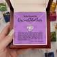 To My Grandma Necklace – Heartfelt Jewelry Gift with Inspirational Message Card – Birthday, Christmas, or Mother's Day Gift from Granddaughter