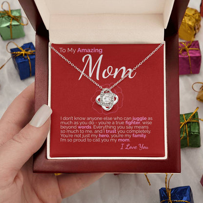 To My Amazing Mom: You're My Hero, My Guide, and the Strongest Woman I Know - I'm So Proud to Call You Mine.