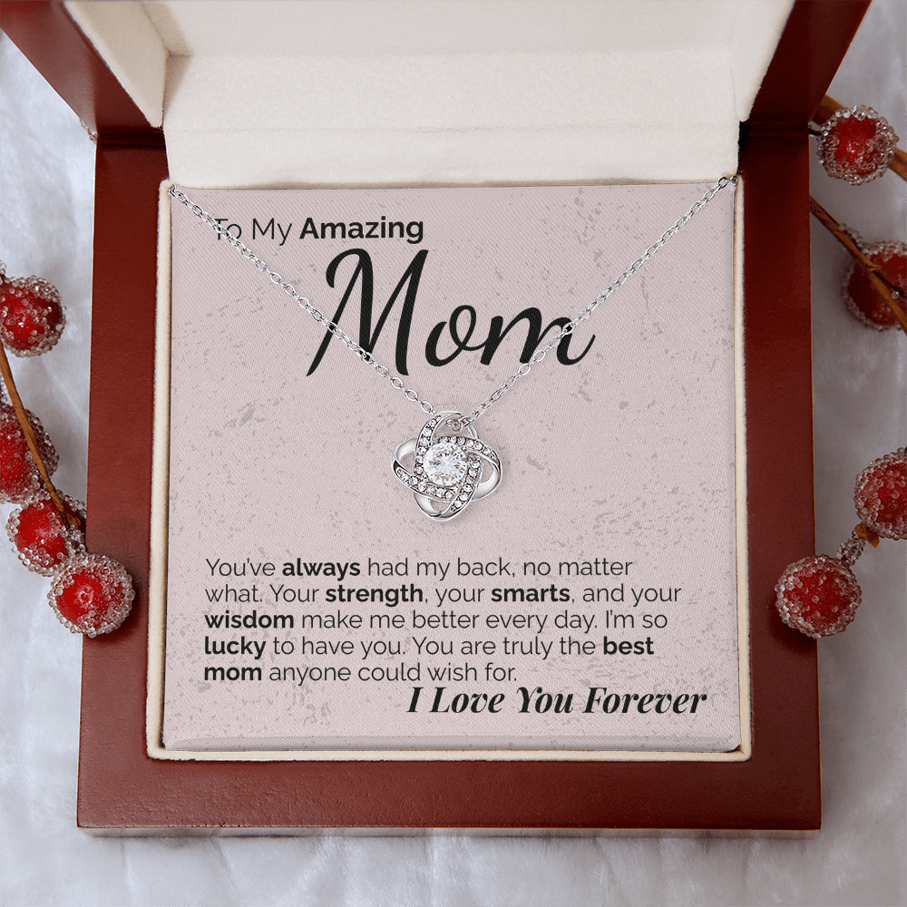 To My Amazing Mom: Your Strength, Wisdom, and Love Have Shaped Who I Am - I'm So Lucky to Have You.