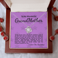 To My Grandma Necklace – Heartfelt Jewelry Gift with Inspirational Message Card – Birthday, Christmas, or Mother's Day Gift from Granddaughter
