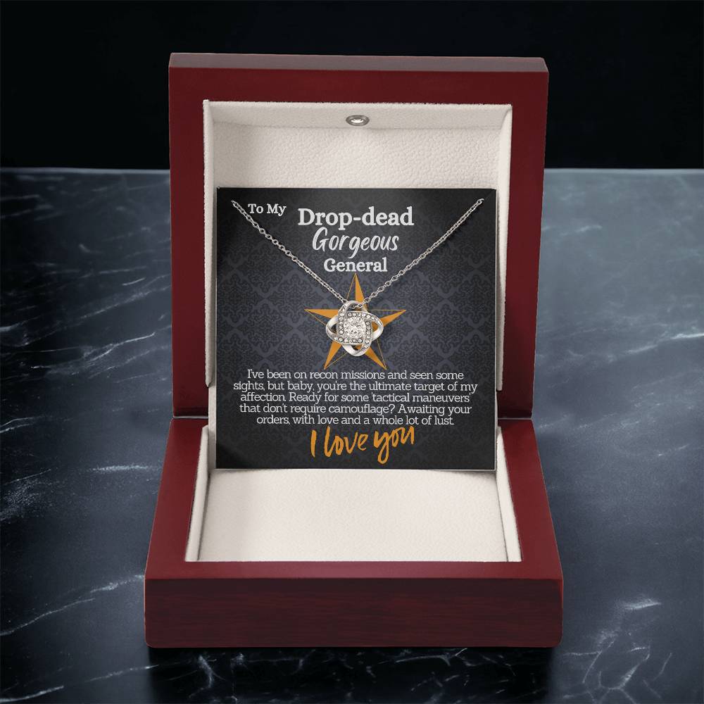 Army Wife Jewelry & Cheeky Message Card Combo: Perfect for Deployment Gifts, Anniversaries, Romantic Moments - For Service Member Wives