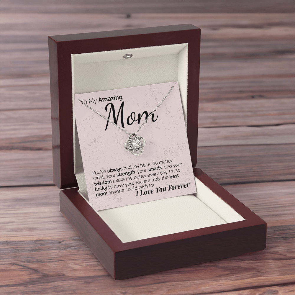 To My Amazing Mom: Your Strength, Wisdom, and Love Have Shaped Who I Am - I'm So Lucky to Have You.