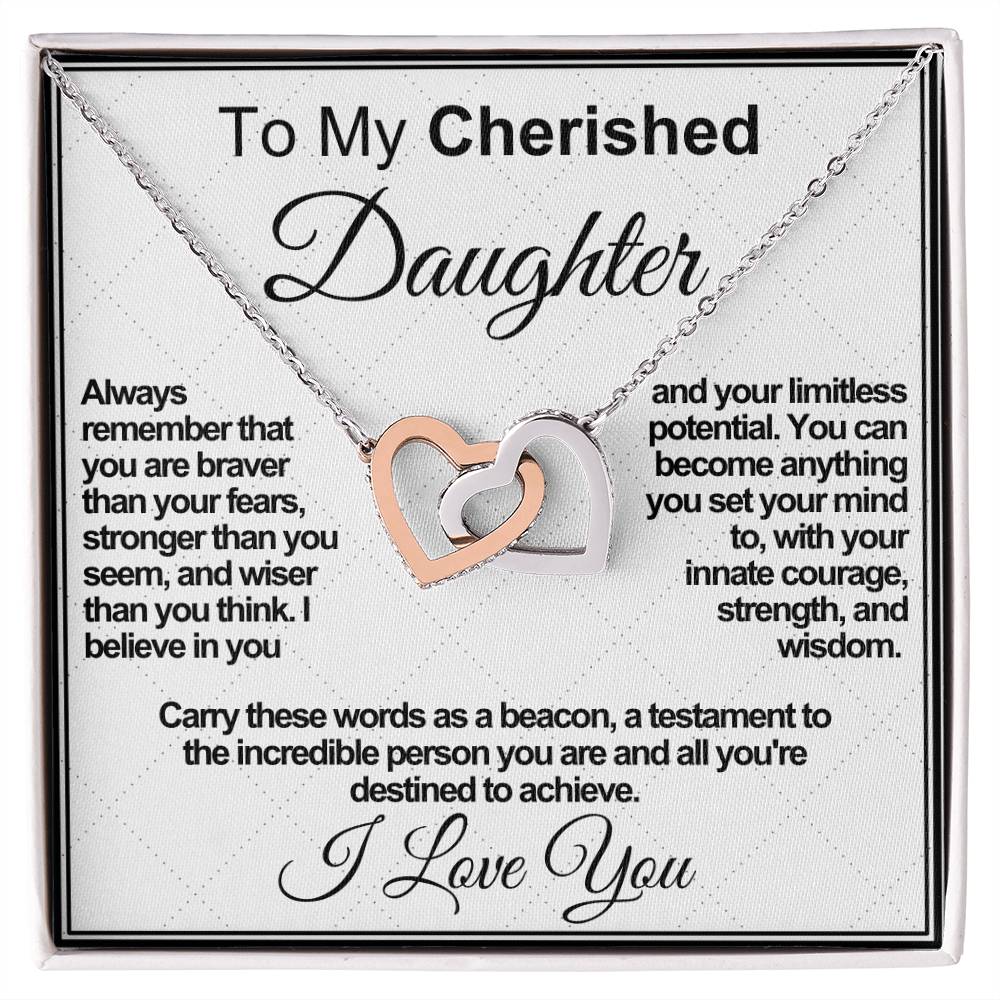 Cherished Daughter: Beacon of Bravery, Strength, and Wisdom - Zahlia