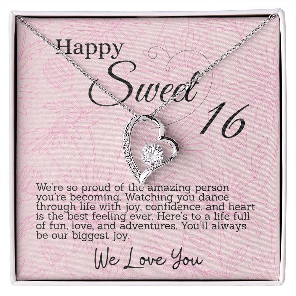 Happy Sweet 16 Birthday - Happy 16th Birthday Message of Love, Pride & Joy