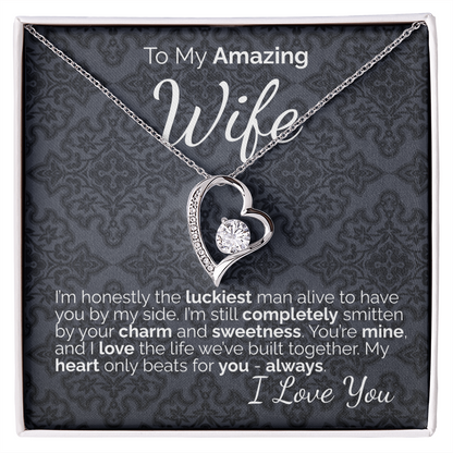 To My Amazing Wife: You're My Forever, My Joy, and the Love of My Life.
