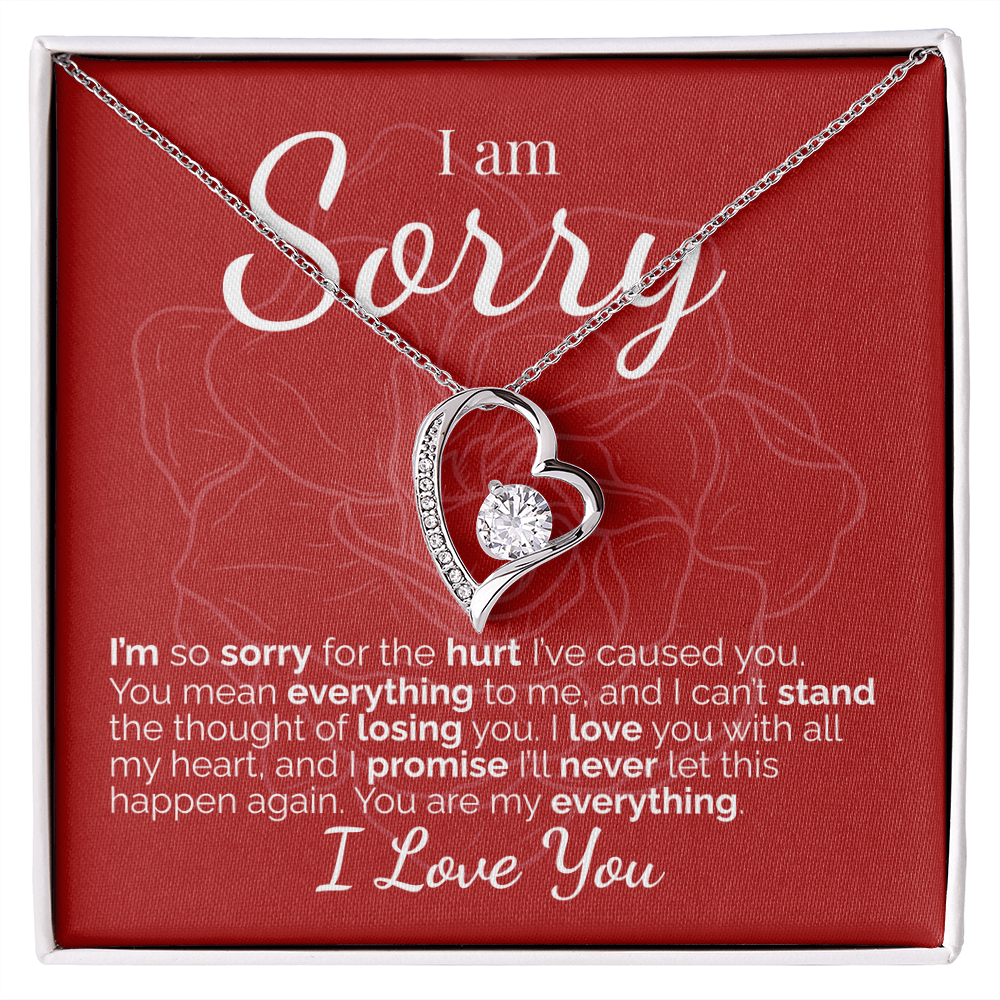 I'm Sorry: You Mean Everything to Me - I Love You and I'll Never Stop Fighting for Us.