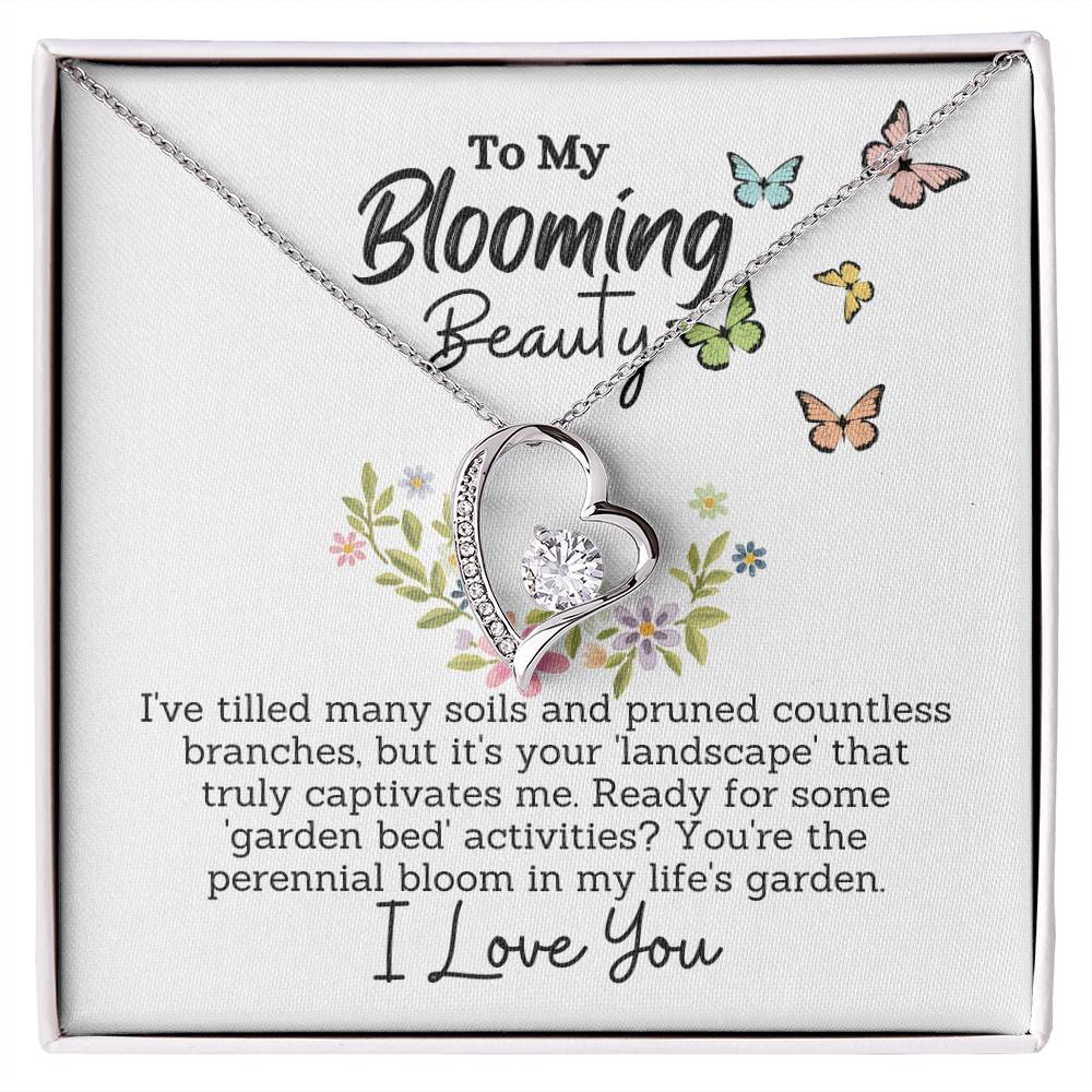 Plants & Promises: Cheeky Message Card Jewelry for Gardening Enthusiasts - Cultivate a Lifetime of Love with this Unique Gift