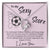 Romantic Jewelry Gift with Message Card for Wife or Girlfriend: 'To My Sexy Score' - Perfect for Soccer Fans, Stoppage-Time Romance - Ideal Anniversary or Birthday Present - Elegant Gift Box Included
