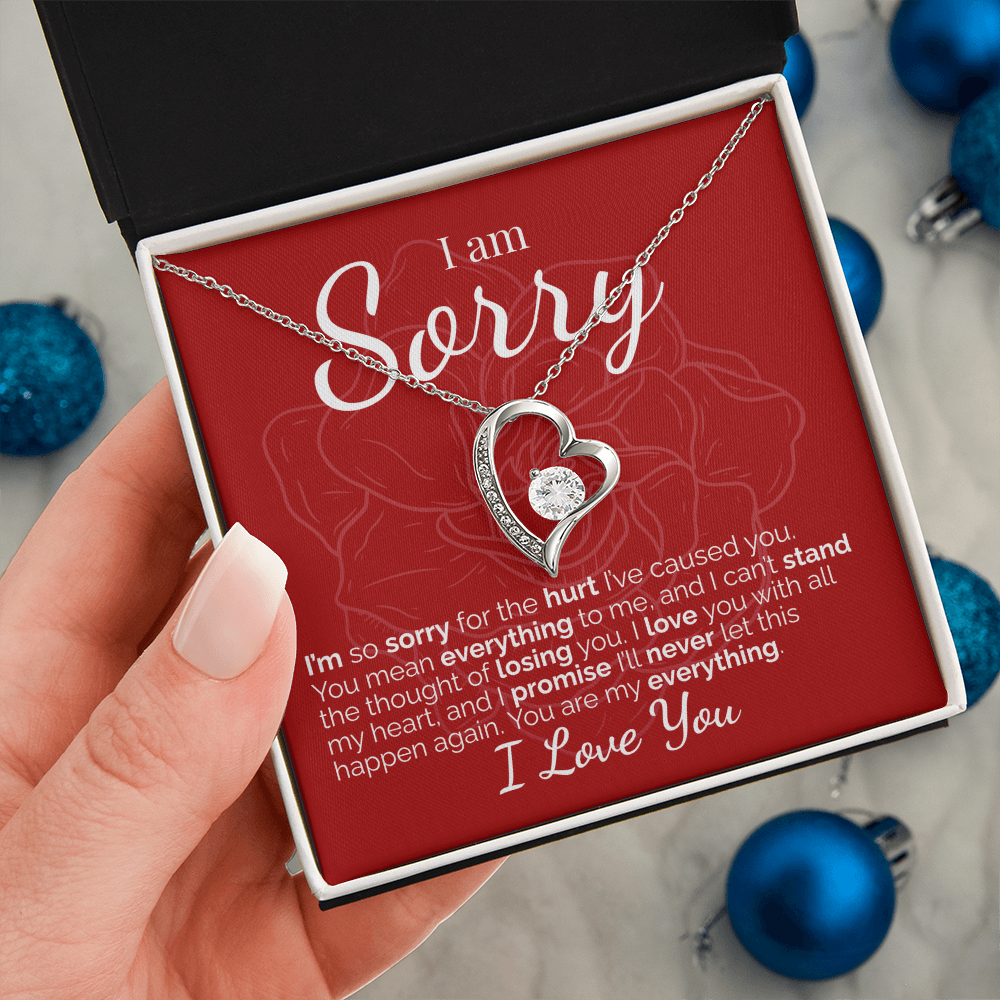 I'm Sorry: You Mean Everything to Me - I Love You and I'll Never Stop Fighting for Us.