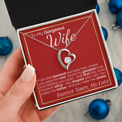 To My Gorgeous Wife -  Romantic Gift for Wife from Husband, Perfect for Anniversary, Birthday, or Valentine's Day.
