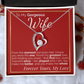 To My Gorgeous Wife -  Romantic Gift for Wife from Husband, Perfect for Anniversary, Birthday, or Valentine's Day.