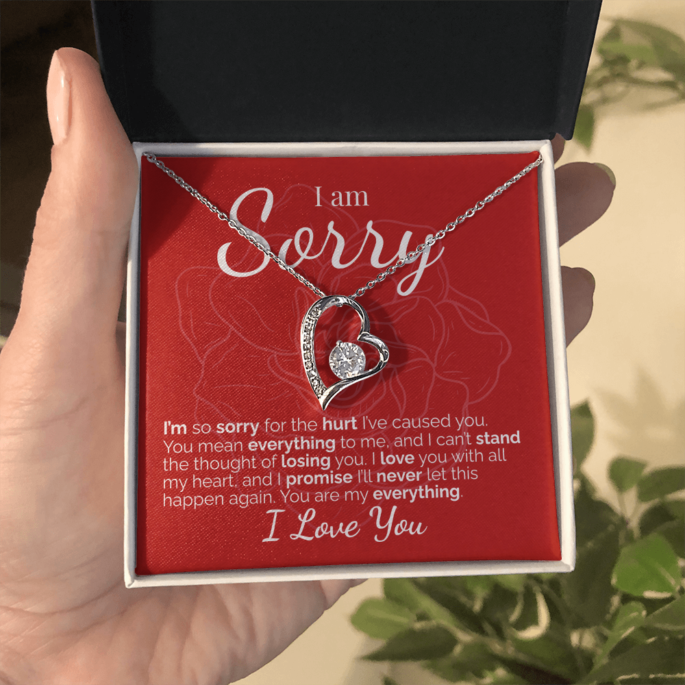 I'm Sorry: You Mean Everything to Me - I Love You and I'll Never Stop Fighting for Us.