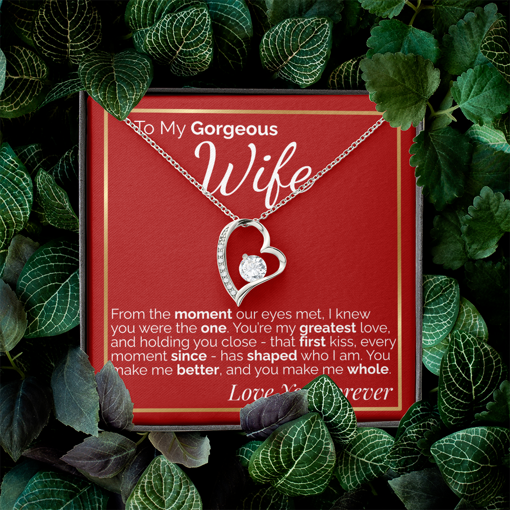 To My Gorgeous Wife -  Romantic Gift for Wife from Husband, Perfect for Anniversary, Birthday, or Valentine's Day.
