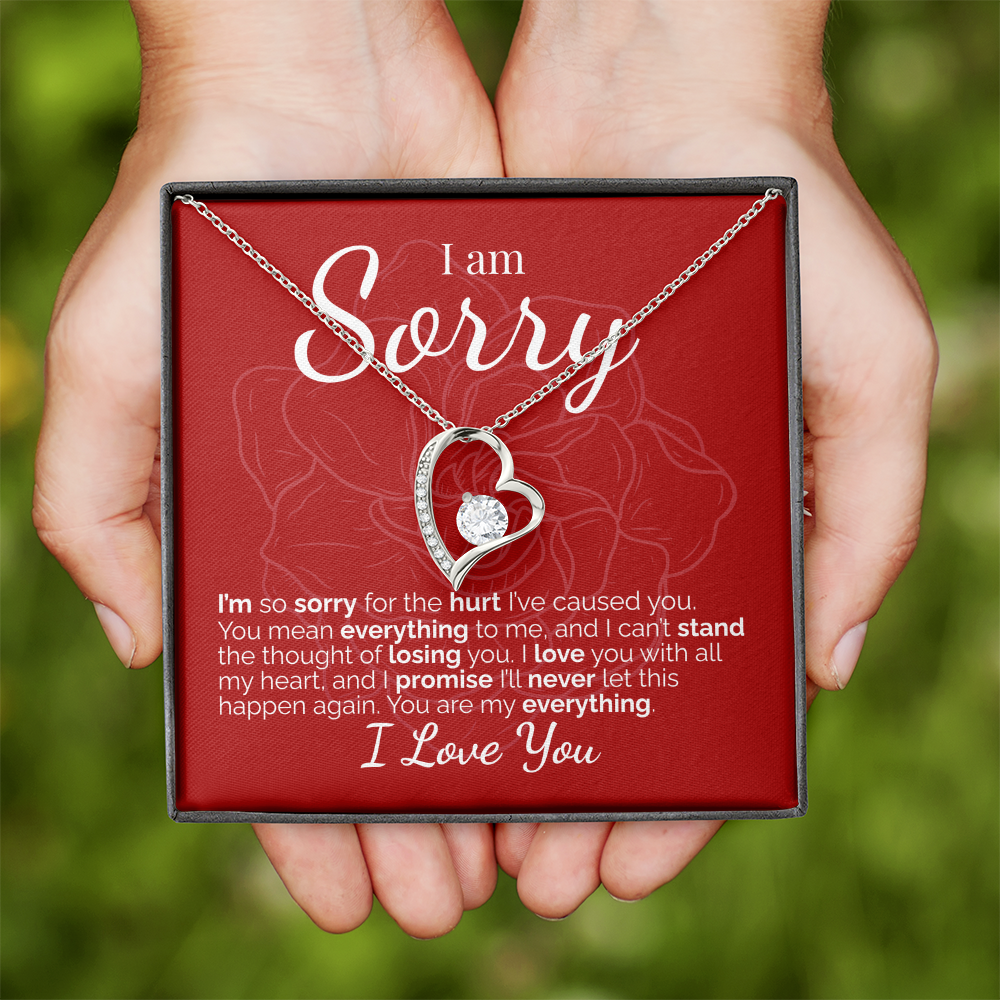 I'm Sorry: You Mean Everything to Me - I Love You and I'll Never Stop Fighting for Us.
