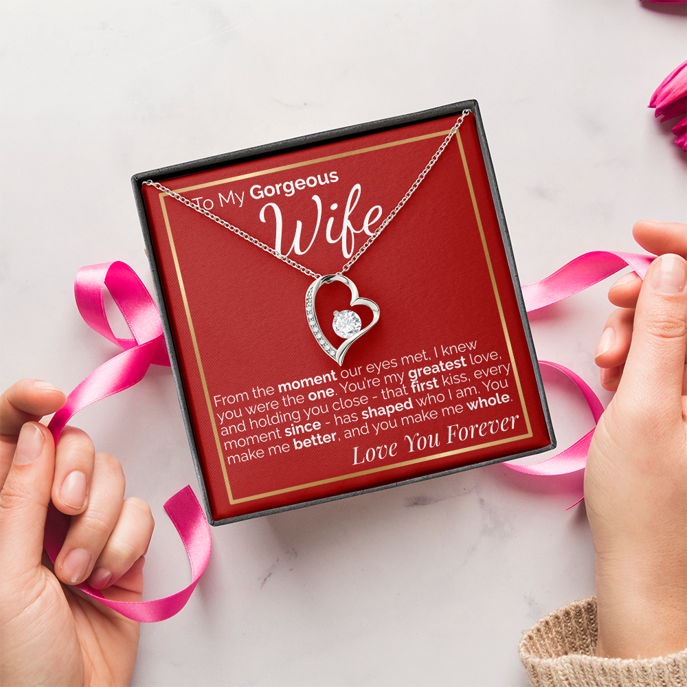 To My Gorgeous Wife -  Romantic Gift for Wife from Husband, Perfect for Anniversary, Birthday, or Valentine's Day.