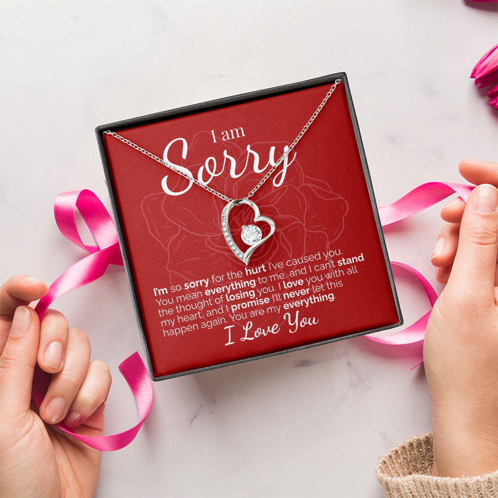 I'm Sorry: You Mean Everything to Me - I Love You and I'll Never Stop Fighting for Us.