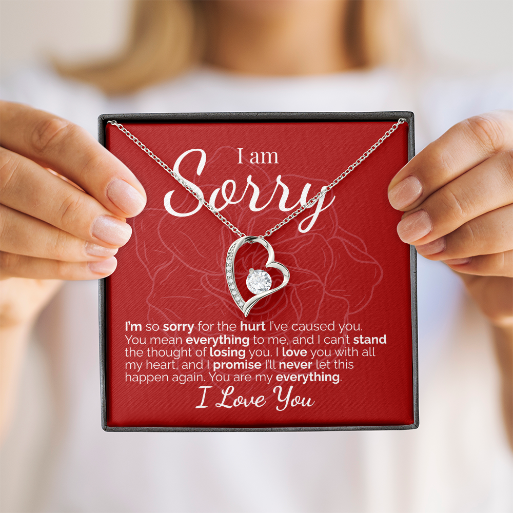 I'm Sorry: You Mean Everything to Me - I Love You and I'll Never Stop Fighting for Us.