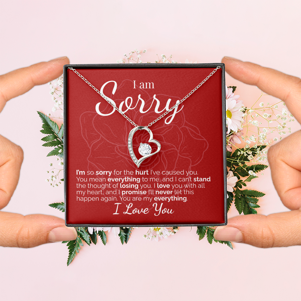 I'm Sorry: You Mean Everything to Me - I Love You and I'll Never Stop Fighting for Us.