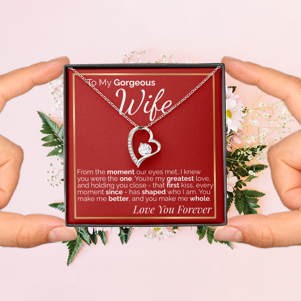 To My Gorgeous Wife -  Romantic Gift for Wife from Husband, Perfect for Anniversary, Birthday, or Valentine's Day.