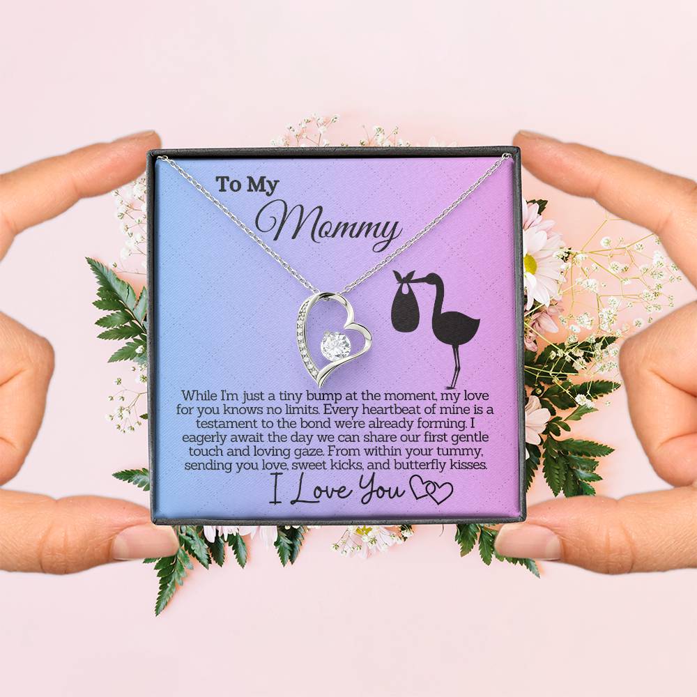 Heartbeats & Gentle Touches: Unique Jewelry Gift for Pregnant Women - Cherish the Bond Forming with Your Baby and Anticipate the First Loving Gaze