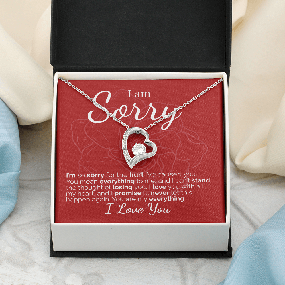 I'm Sorry: You Mean Everything to Me - I Love You and I'll Never Stop Fighting for Us.