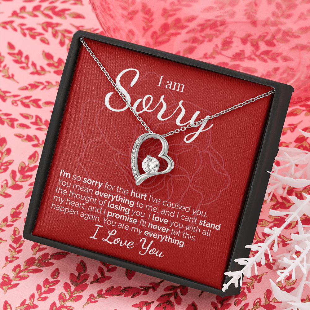 I'm Sorry: You Mean Everything to Me - I Love You and I'll Never Stop Fighting for Us.