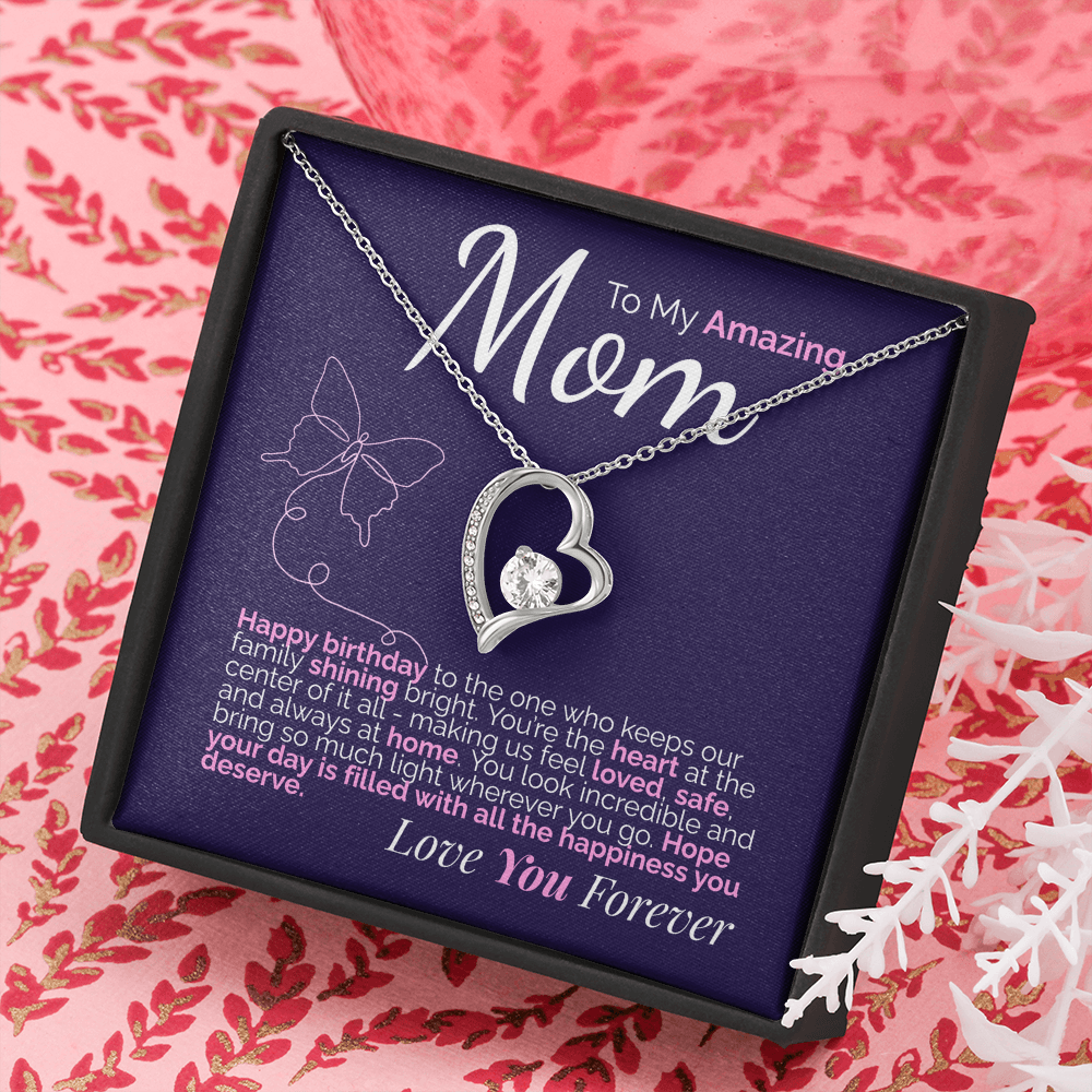 To My Amazing Mom: Happy Birthday to the Heart of Our Family - You Shine So Bright and Are Loved Beyond Words.