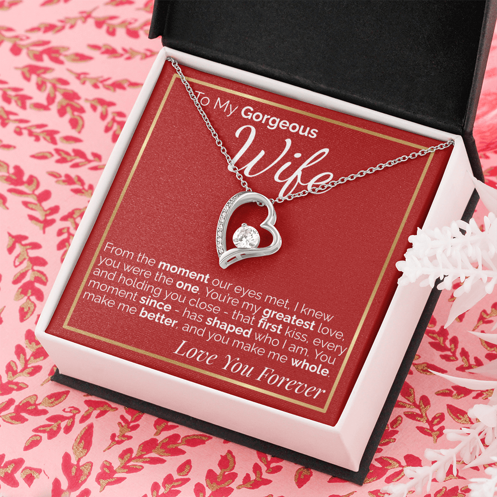 To My Gorgeous Wife -  Romantic Gift for Wife from Husband, Perfect for Anniversary, Birthday, or Valentine's Day.