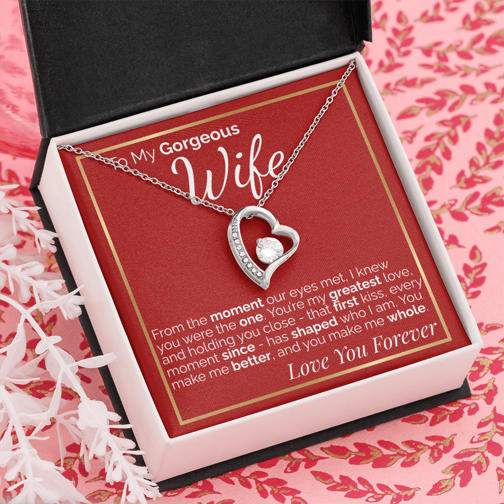To My Gorgeous Wife -  Romantic Gift for Wife from Husband, Perfect for Anniversary, Birthday, or Valentine's Day.