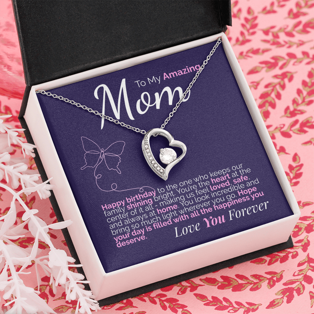 To My Amazing Mom: Happy Birthday to the Heart of Our Family - You Shine So Bright and Are Loved Beyond Words.