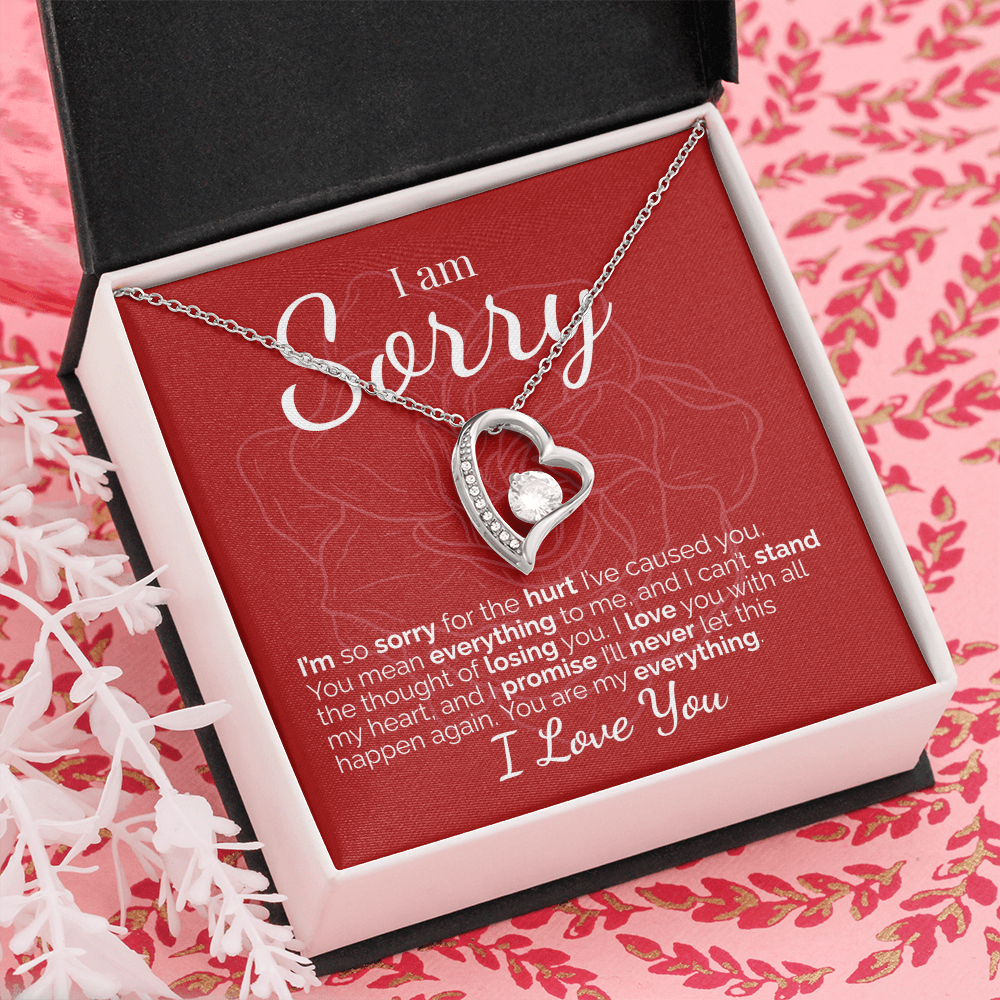 I'm Sorry: You Mean Everything to Me - I Love You and I'll Never Stop Fighting for Us.