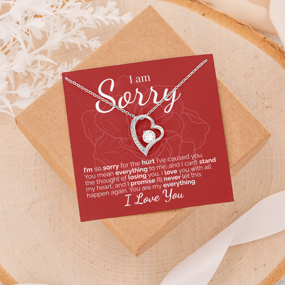 I'm Sorry: You Mean Everything to Me - I Love You and I'll Never Stop Fighting for Us.