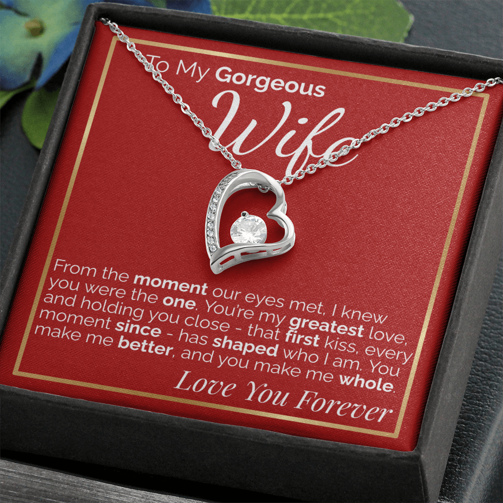 To My Gorgeous Wife -  Romantic Gift for Wife from Husband, Perfect for Anniversary, Birthday, or Valentine's Day.