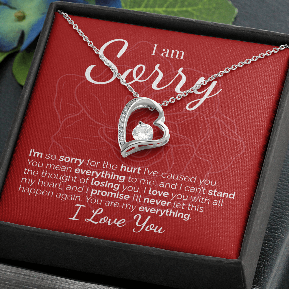 I'm Sorry: You Mean Everything to Me - I Love You and I'll Never Stop Fighting for Us.
