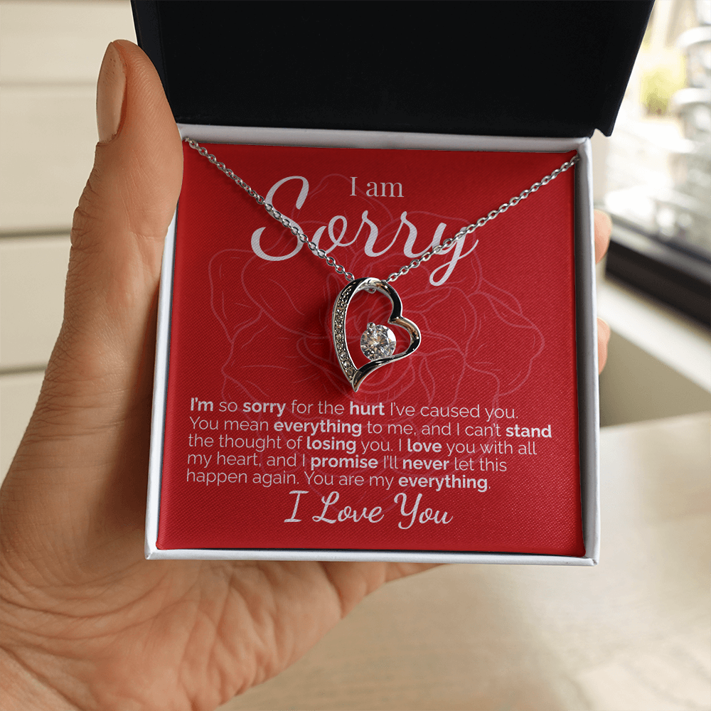 I'm Sorry: You Mean Everything to Me - I Love You and I'll Never Stop Fighting for Us.