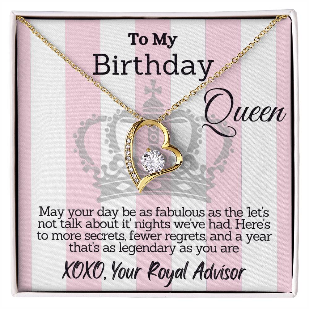 Legendary Birthday Queen - A Toast from Your Royal Advisor