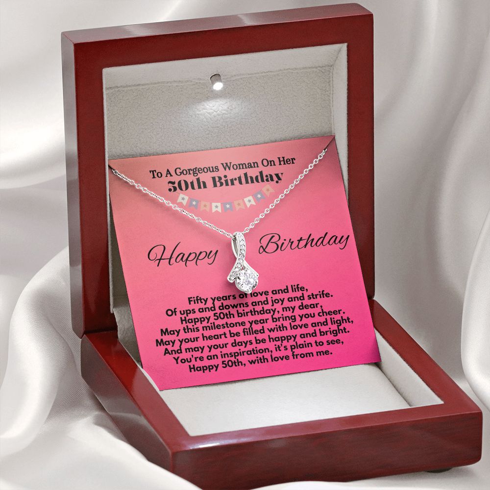 50th birthday jewellery gifts best sale for her