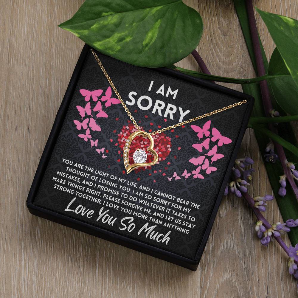 I'm Sorry Necklace Gifts, Apology Gifts For Her, Forgiveness Gift, Wife Gift