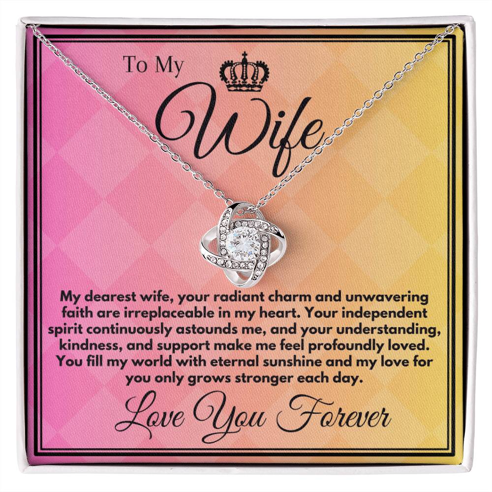 Amazon.com: To My Wife Necklace, to My Future Wife Necklace, to My Soulmate  Necklace For Girlfriend Forever Love Necklace (14k White Gold Finish) :  Clothing, Shoes & Jewelry